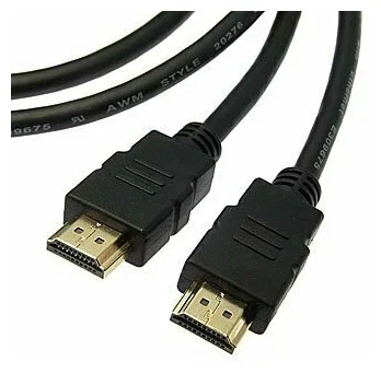 Шнур HDMI-HDMI. (1,5м, Чёрный, Прямой, Cantell)