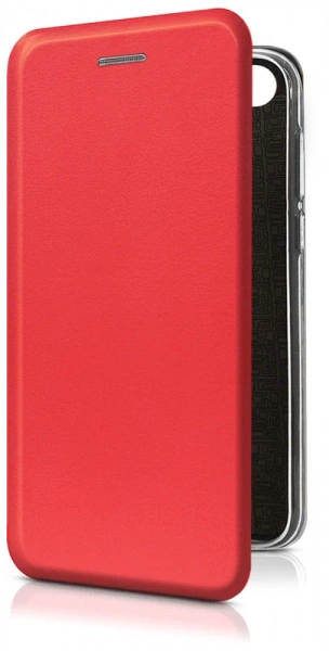 Чехол для Huawei Y5/7A 2018г.. (Книжка, Красный, Экокожа)