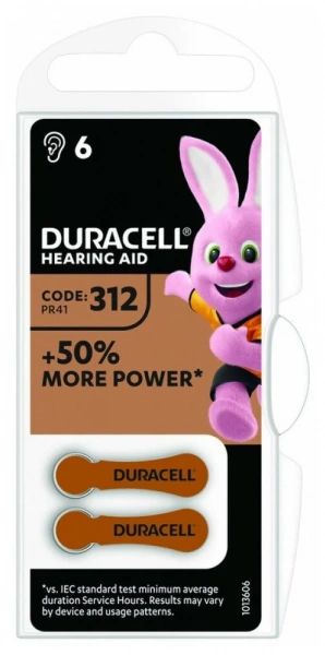 Батарейкa Duracell 312