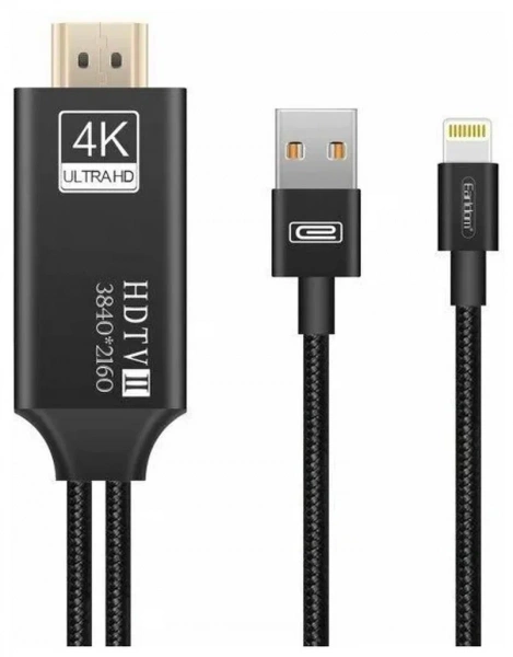 USB кабель Earldom ET-W14 HDMI-Lightning