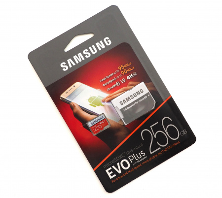 Карта памяти micro SD Samsung 256GB кл10 4k