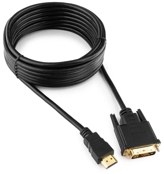 Шнур HDMI штекер- DVI-D штекер (5м, Прямой)