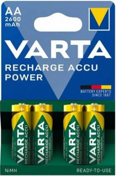 Аккумуляторы Varta AA2600mAh 4шт