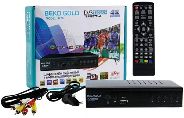 Приставка цифровая DVB T200/C+ Beko Gold M70
