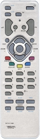 Пульт для Thomson RCT311 TAM1  (серебристый, неоригинальный)