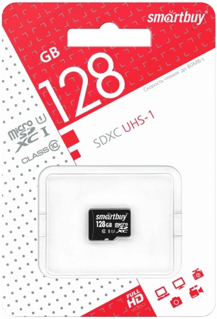 Карта памяти microSD Smartbuy128GB 10кл