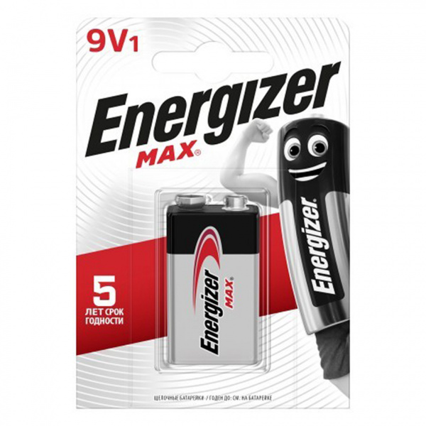 Крона ал. Energizer 9V