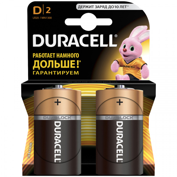 Батарейки Duracell D2/LR20